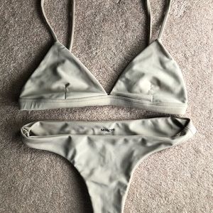 Mikoh Swimwear Bikini Top and Cheeky Bottoms